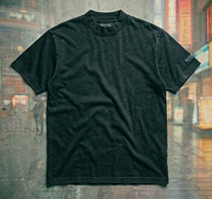 Mock Neck Tee