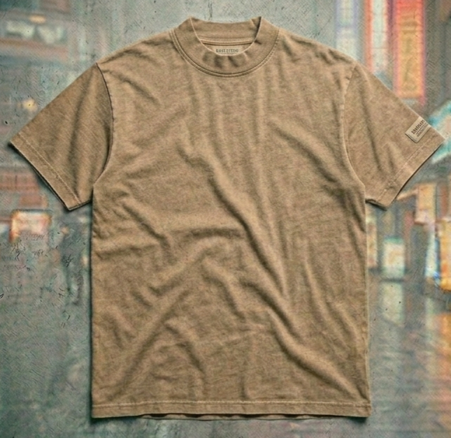 Mock Neck Tee